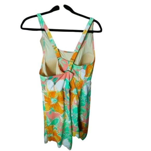 D& Co. Size 24W Plus Size Swimdress Swimsuit Swim Set NEW - Picture 3 of 3